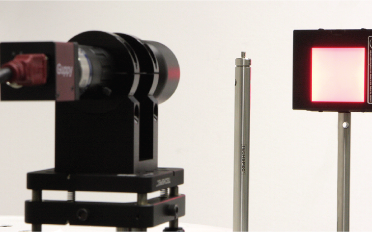 Standard backlight system imaging the same diameters