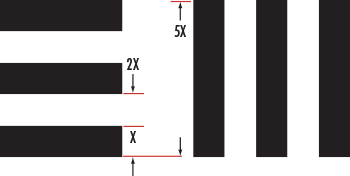 Example of a USAF 1951 Target.
