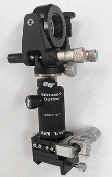 Gimbal mount with beamsplitter sub-assembly
