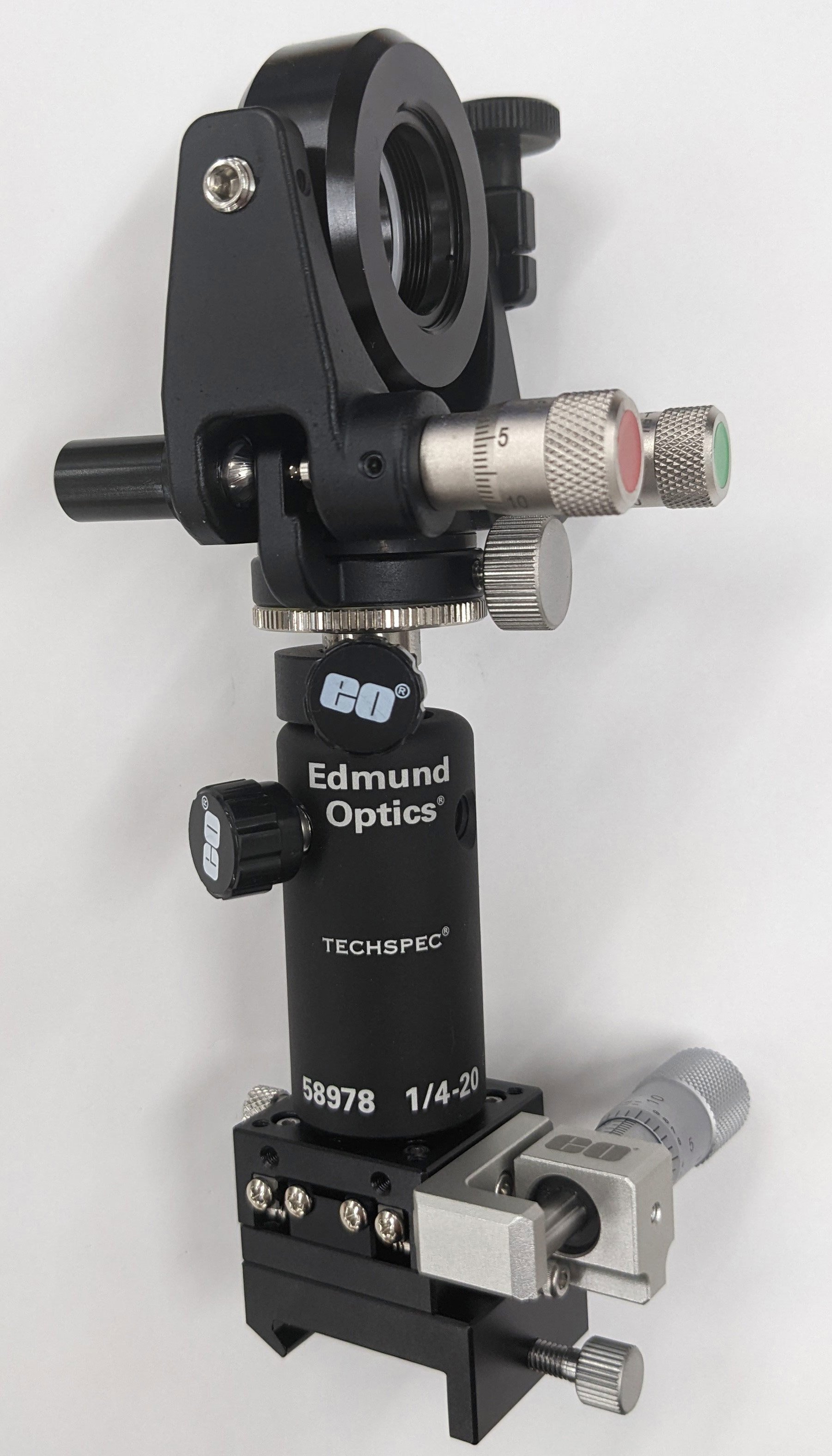 Gimbal mount with mirror sub-assembly