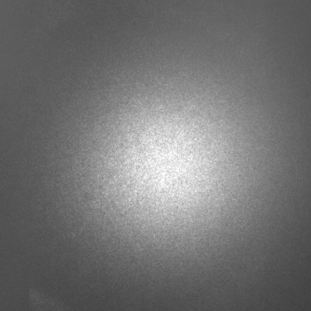 Figure 2: 1064nm Beam Scattered by Ground White Diffusing Glass