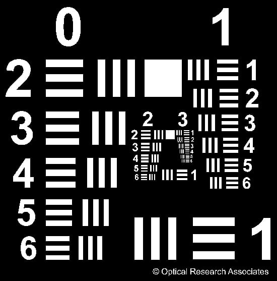 1951 USAF Resolution Target