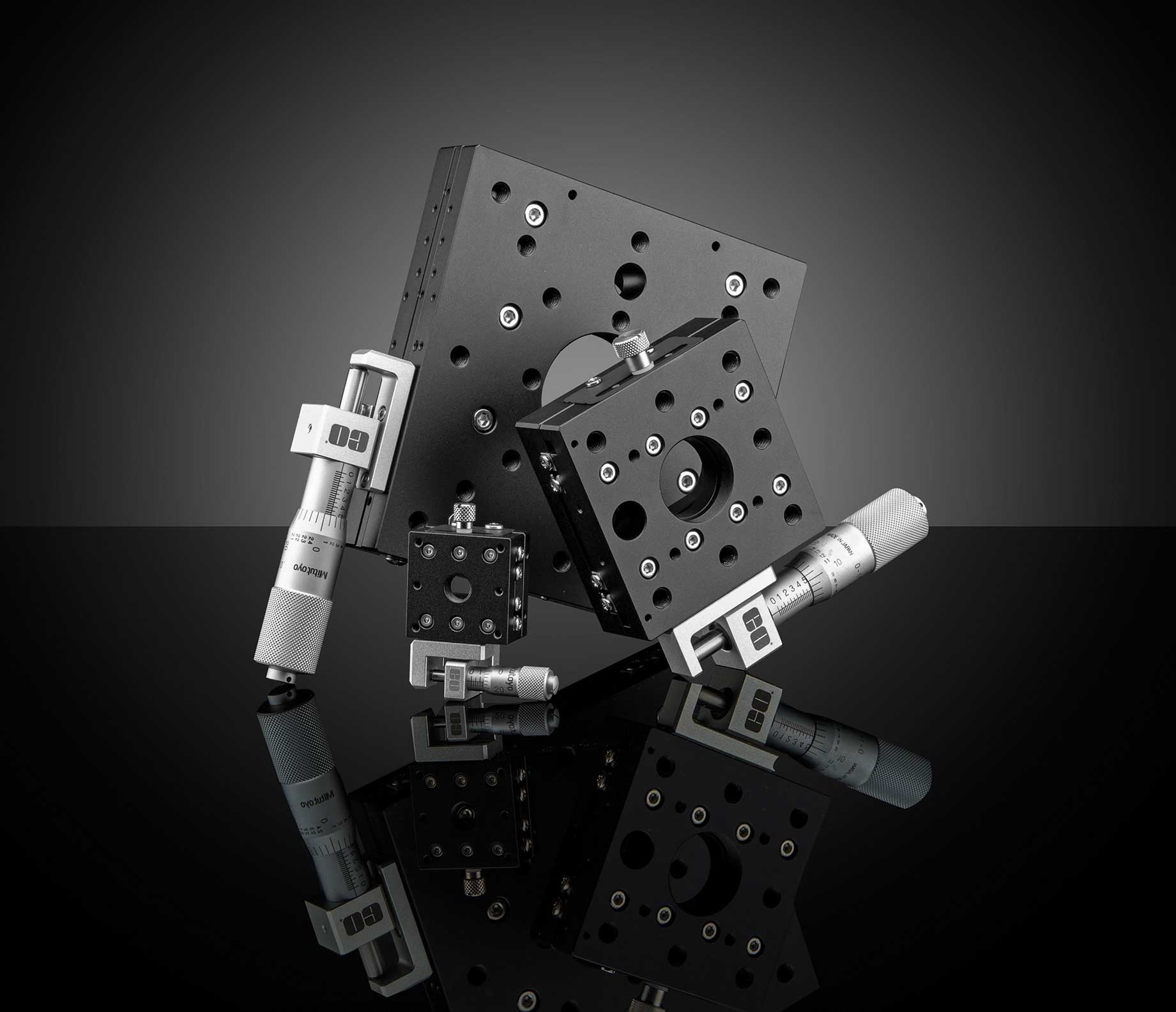 Precision linear stages from Edmund Optics in three different sizes